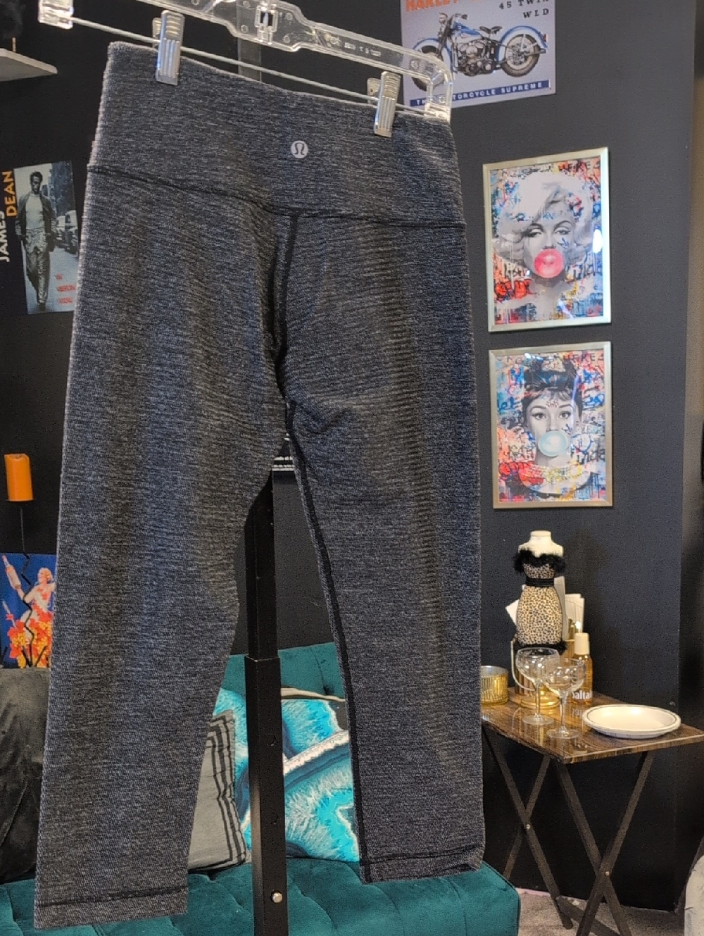 lululemon athletica Heather Charcoal Gray Gray Leggings